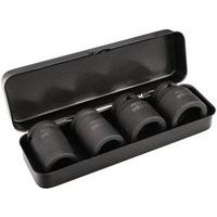 Jeu douilles à chocs renforcées 6 pans 1/2 métriques 4 pièces - Bahco