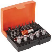 Jeu embouts et douilles 1/4 vis fente/PH/PZ/TORX/6 pans - Bahco