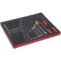 Jeu limes et clés module mousse 3/3 Fit&Go 27  pièces - Bahco