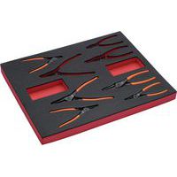 Jeu pinces à circlips module mousse 2/3 Fit&Go 8  pièces - Bahco