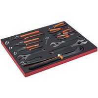 Jeu pinces/clés module mousse 3/3 Fit&Go 13  pièces - Bahco