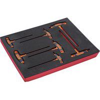 Jeu tournevis TORX manche T module mousse 2/3 Fit&Go 7  pièces - Bahco