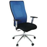 Siège bureau dossier haut Penelope - Piètement gris - Manutan Expert