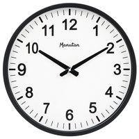 Horloge analogique murale à quartz Ø 40 cm - Manutan Expert