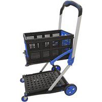 Chariot pliable porte bac avec bac pliant - Viso