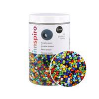 Boîte de 500 g perles de rocaille multicolores opaques - Innspiro thumbnail image