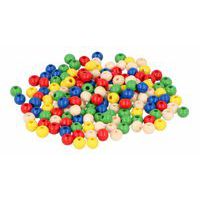 Sachet 215 perles bois rondes multicolores 6 mm - Innspiro thumbnail image