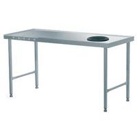 Table de tri avec départ en angle à gauche - Tournus equipement