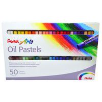 Boîte 50 pastels huile diamètre 8 mm - Pentel thumbnail image