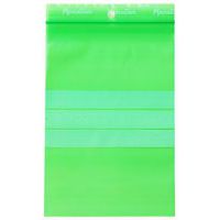 Sachet zip recyclé - Vert 100 µm - Manutan Expert