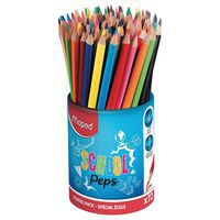 Pot 72 crayons couleurs résine 18cm Ø2,9mm school peps - Maped thumbnail image