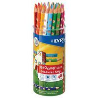 Pot 48 crayons couleurs groove slim triangulaire - Lyra thumbnail image