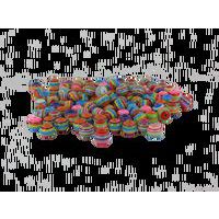 Sachet 200 perles multicolores rondes 12 mm thumbnail image