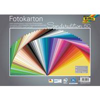 Assortiment 50 feuilles carton 25x35cm 300g 50 coloris - Folia thumbnail image