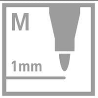 Feutre non permanent pointe moyenne 1 mm Stabilo - noir thumbnail image 6