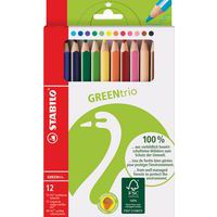 Etui carton 12 crayons de couleur greentrio - Stabilo thumbnail image