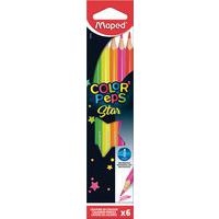 Lot de 6 crayons de couleur fluo color'peps - Maped thumbnail image