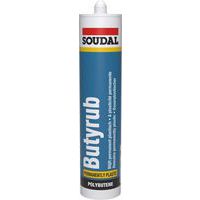 Mastic plastique pour joints à faible mouvement Butyrub - Soudal