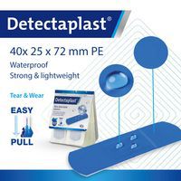 Pansements bleus waterproof pour distributeur - Farmor