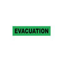 Brassard Evacuation en PVC vert SST - auto-serrant - Farmor