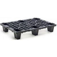 Lot de 10 palettes recyclées et emboitables avec 6 plots - MDM