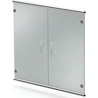 Porte - Artline, en verre de protection pour armoires a 2 etageres