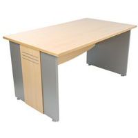 Bureau droit Quatuor avec pieds panneau - Manutan Expert