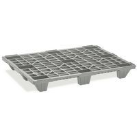 Lot de 10 palettes emboitables et recyclées - 9 plots - MDM