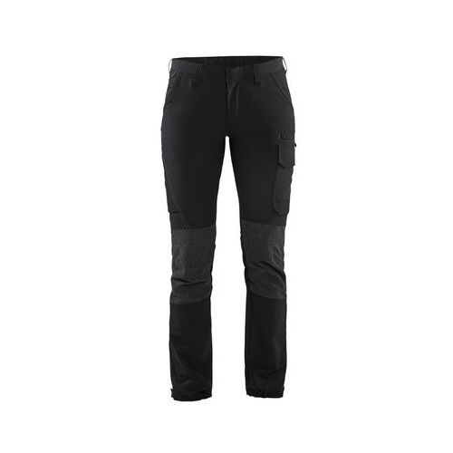 Pantalon De Travail Maintenance Stretch 4d Femme Noir/gris Foncé D23