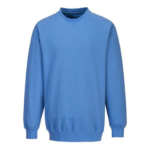 Sweatshirt Antistatique Esd As24 Bleu L