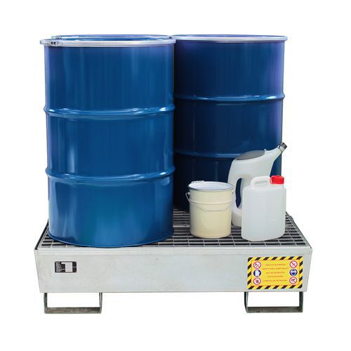 Palettes De Rétention En Acier Galvanisé - 270 L