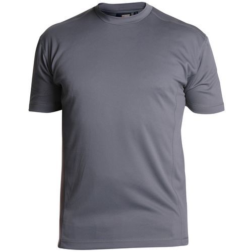 T-shirt Col Rond Gris Clair