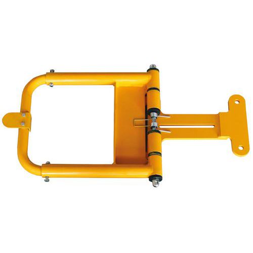 Stockman - Barrière de sécurité pivotante réglable - Jaune - 330 mm hauteur - Robuste et fiable