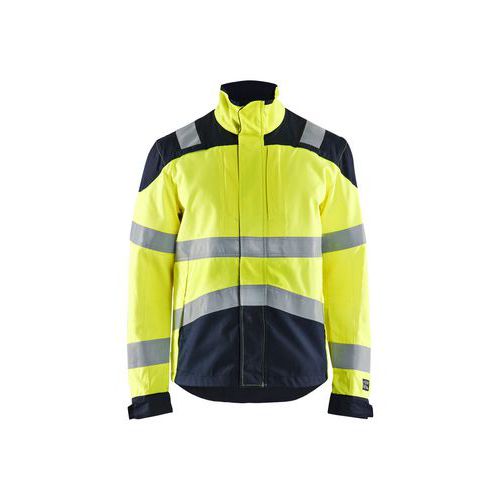 Veste Multinormes Inhérent Jaune Fluo Marine