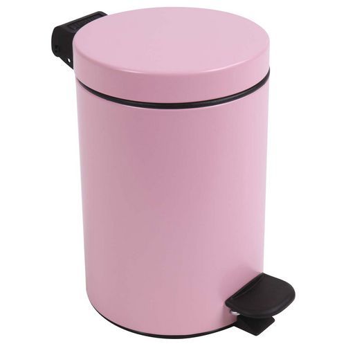 Poubelle Pour Sanitaire Salle De Bain Retro 3 L - Rose