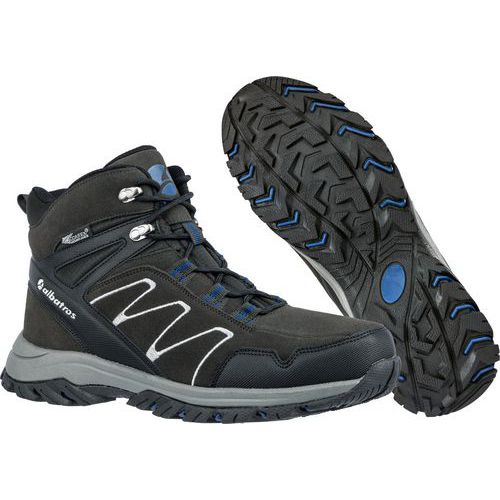 Albatros - Chaussures de randonnée hautes VIVARO GREY CTX MID - Pointure 46 - Gris Foncé - Homme - Protection et Confort