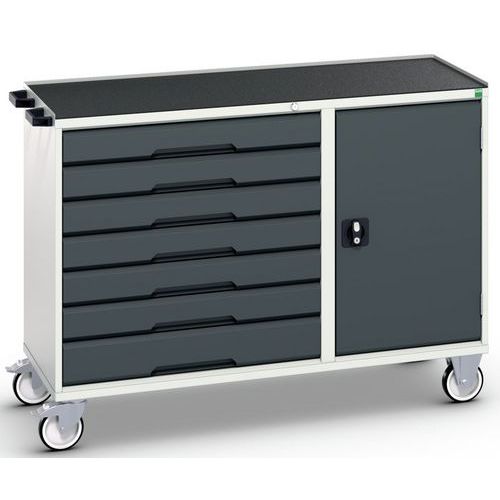 Bott 1 Desserte Maintenance Verso 7 Tiroirs - Acier - Bott