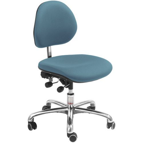 Chaise De Bureau Euromatic Cura - 33cm - Bleu Clair