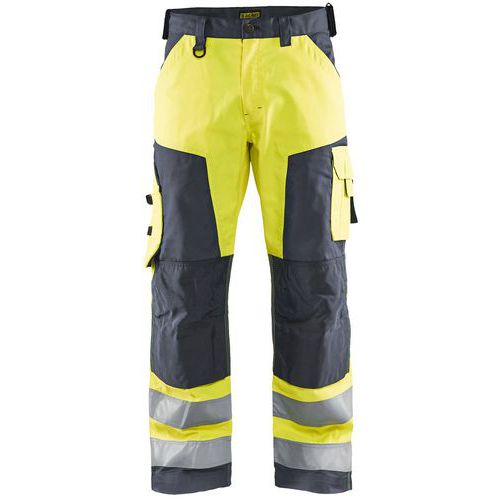 Pantalon Artisan Haute Visibilité En Jaune Fluo