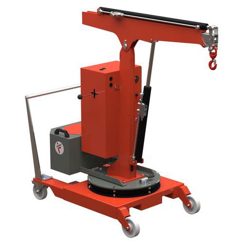 Grue D’atelier Porte-à-faux Manuelle Mât Rotatif 200 Kg