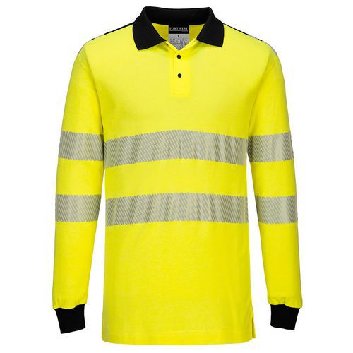 Polo Haute Visibilité Ignifugé Fr70 Noir/jaune L