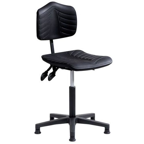Siège Ergosoft Polyamide Ergonomique Assise Moyenne Sur Patins