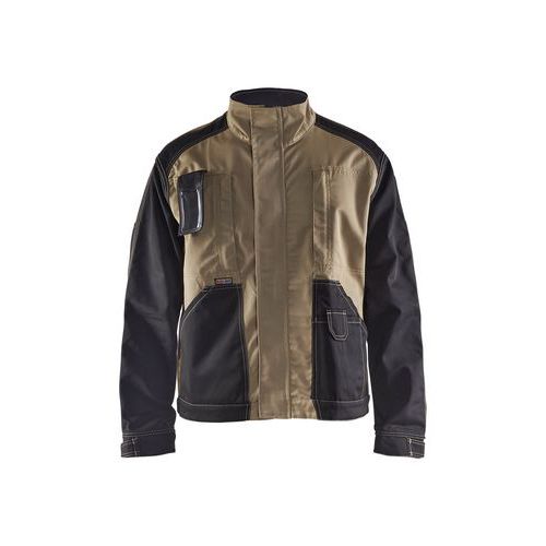 Veste De Travail Image En Beige Noir