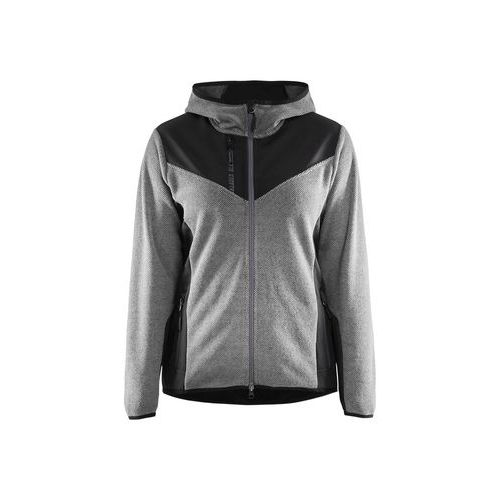 Veste De Travail Tricotée Avec Softshell Femme Gris/noir Xs