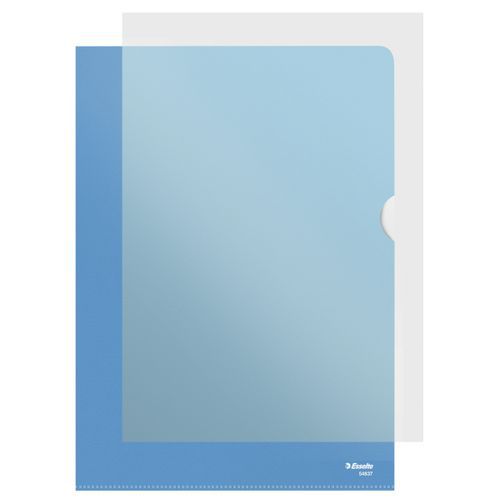 Chemise-coin Esselte Boite De 100 Bleu