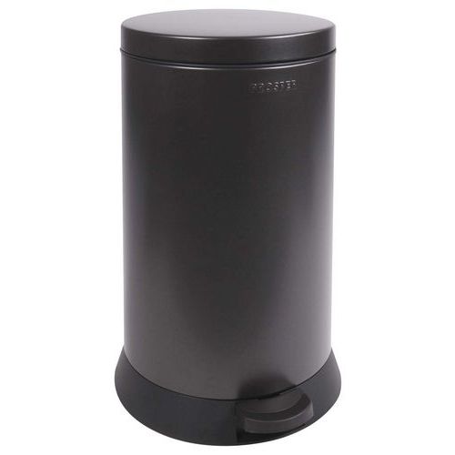 Poubelle Agroalimentaire De Cuisine Retro 20l - Gris Foncé