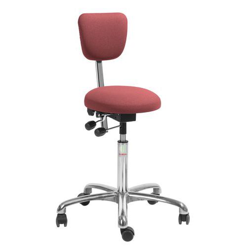 Chaise Oxford - Cura - Rouge - 73 Cm