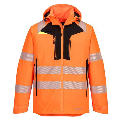 Parka Haute-visibilité Dx46 Noir/orange Xxxl