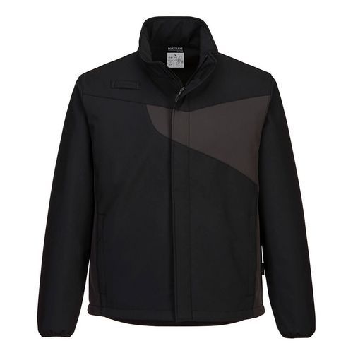 Veste Softshell Pw2 - 2 Couches Pw27 Noir/gris Xxxl - Homme