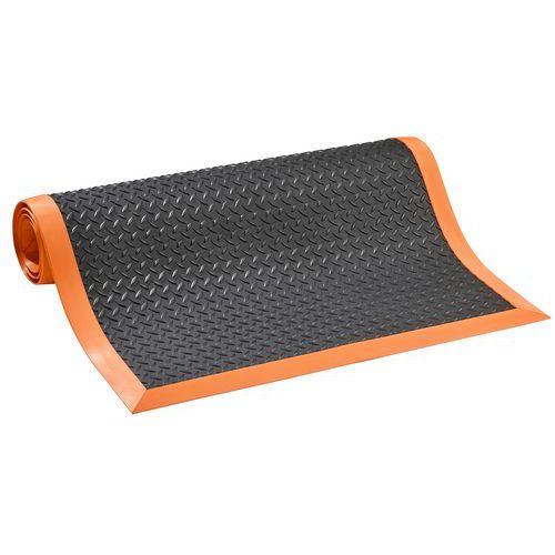 Tapis Cushion FlexÂ® 101cm X 202cm Noir/orange